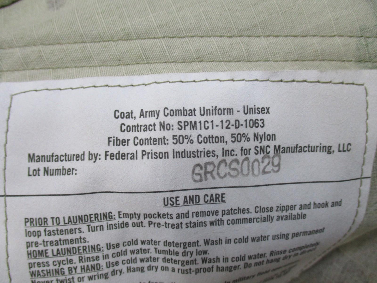 Centex Military Gear Army Combat Uniform ACU jacket and pants set in MultiCam Scorpion OCP for XS-Regular sizing.