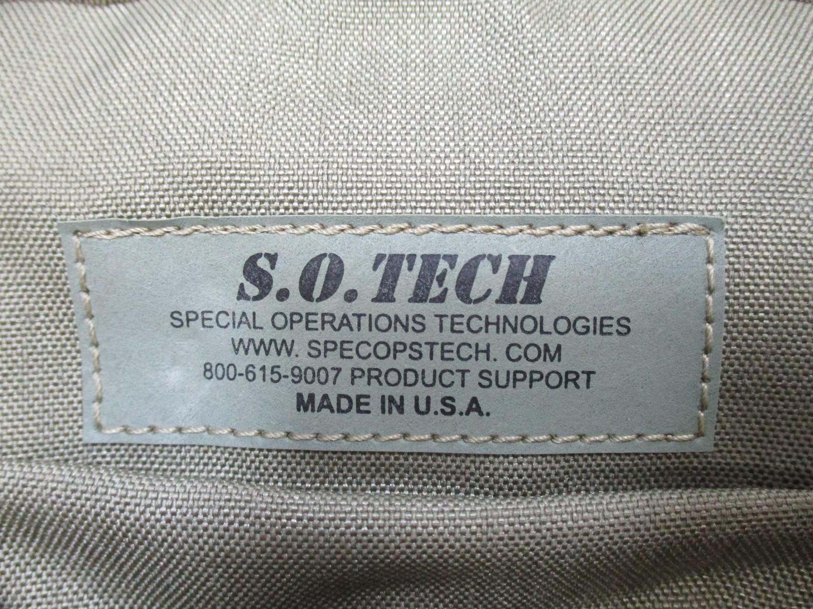 S.O. Tech IFAK Pouch in tactical black, showing MOLLE compatibility and storage for medical supplies.