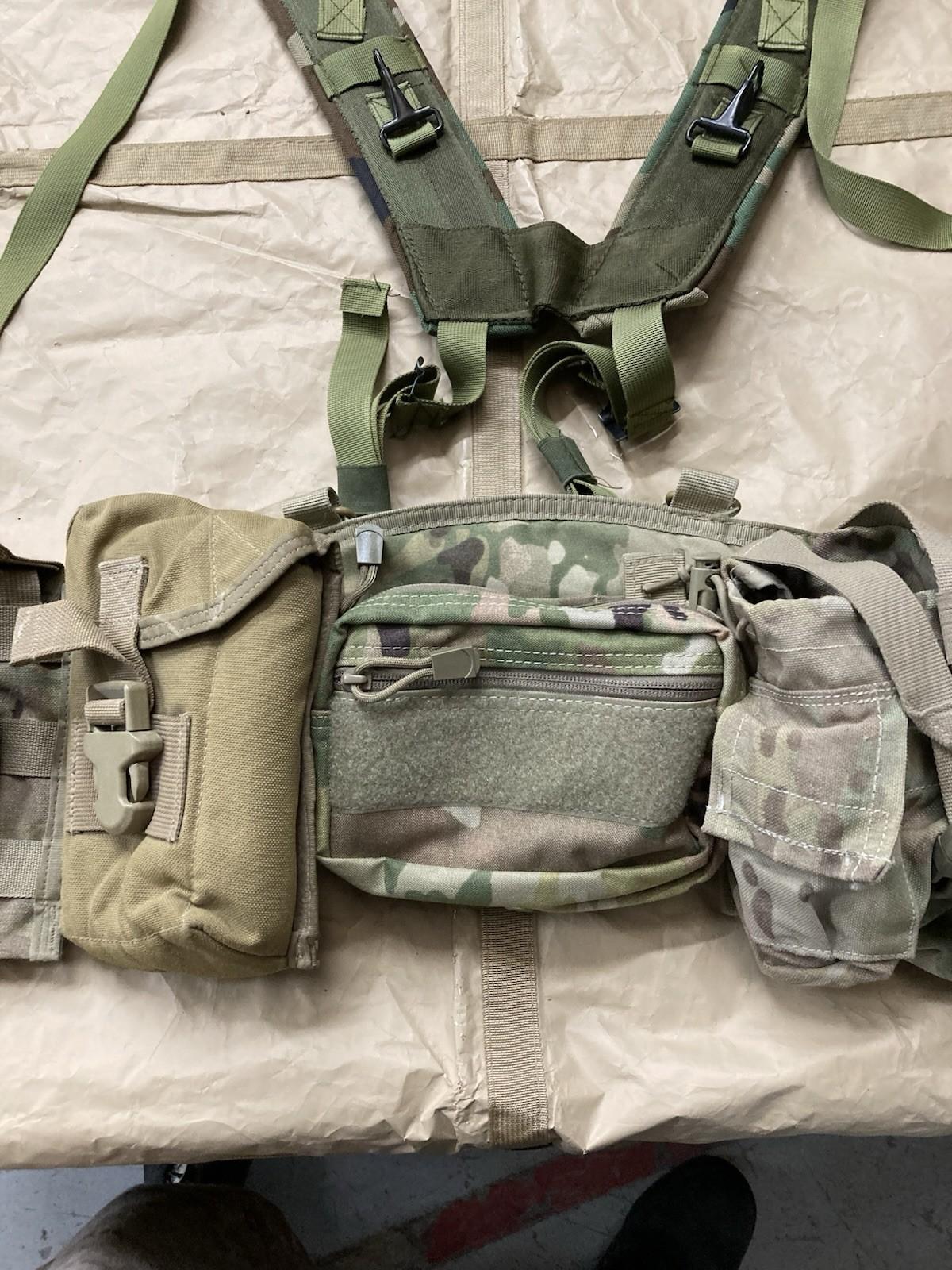 Centex Military Gear OCP Multicam Battle Belt Set with jungle rig, USGI tactical duty belt and tactical gear for military use.