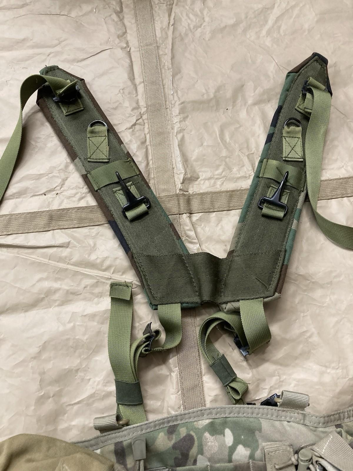 Centex Military Gear OCP Multicam tactical battle belt set with duty belt, jungle rig, and USGI military tactical gear.