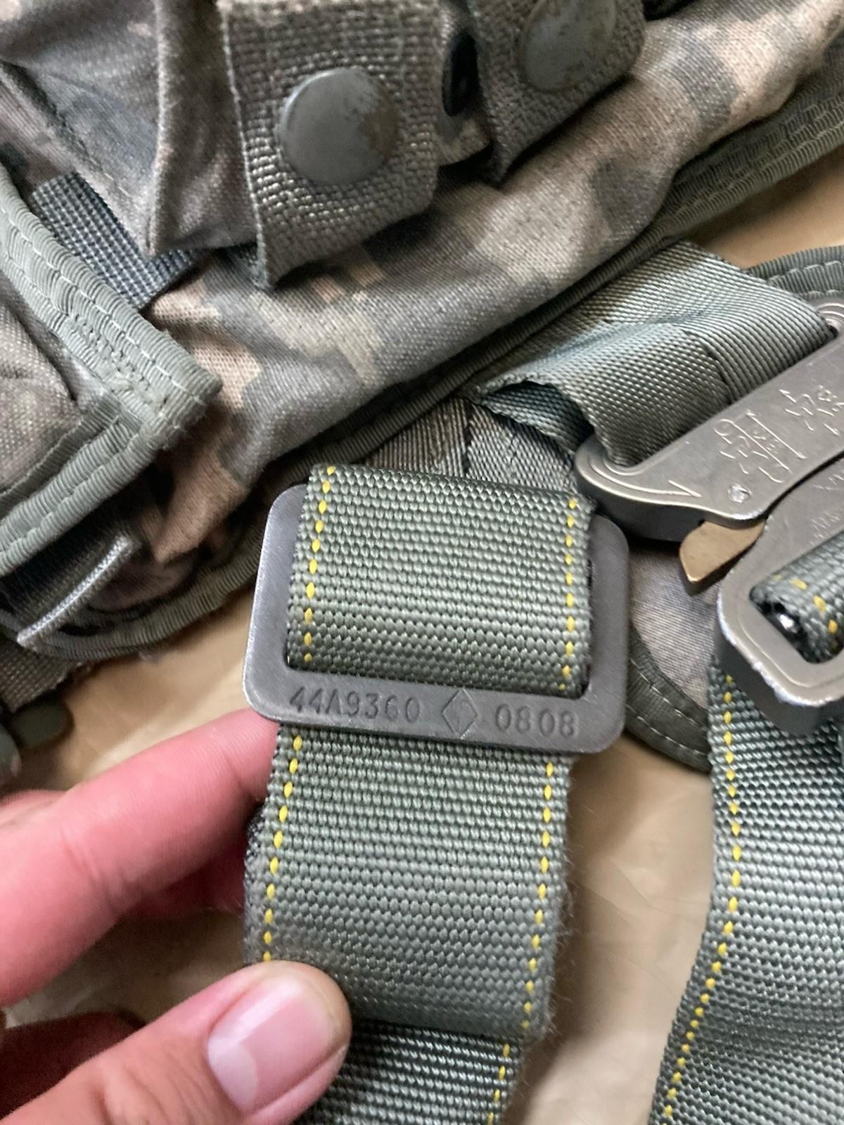 US Army Issue Air Warrior Air Crew Pilot Survival Vest by Centex Military Gear with multiple pockets and adjustable straps