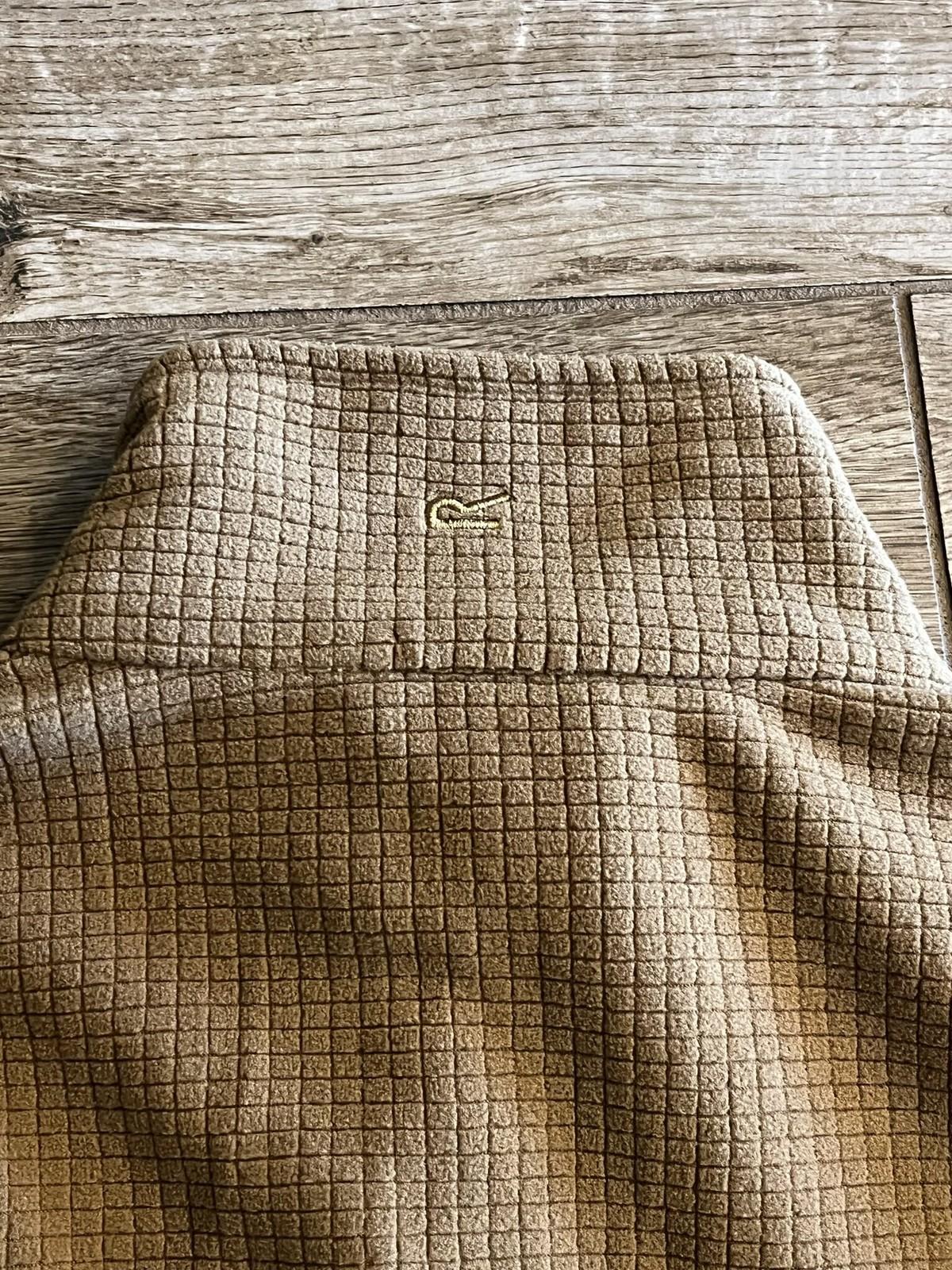 Men's Regatta Great Outdoors fleece waffle jacket in size L, full zip, in coyote tan by Centex Military Gear.