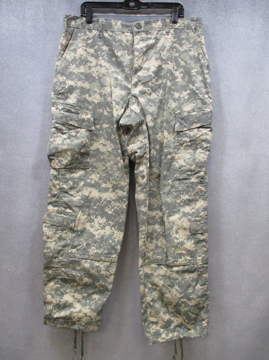 USGI UCP ACU Army combat uniform cargo trousers in digital camo, large regular size, by Centex Military Gear.