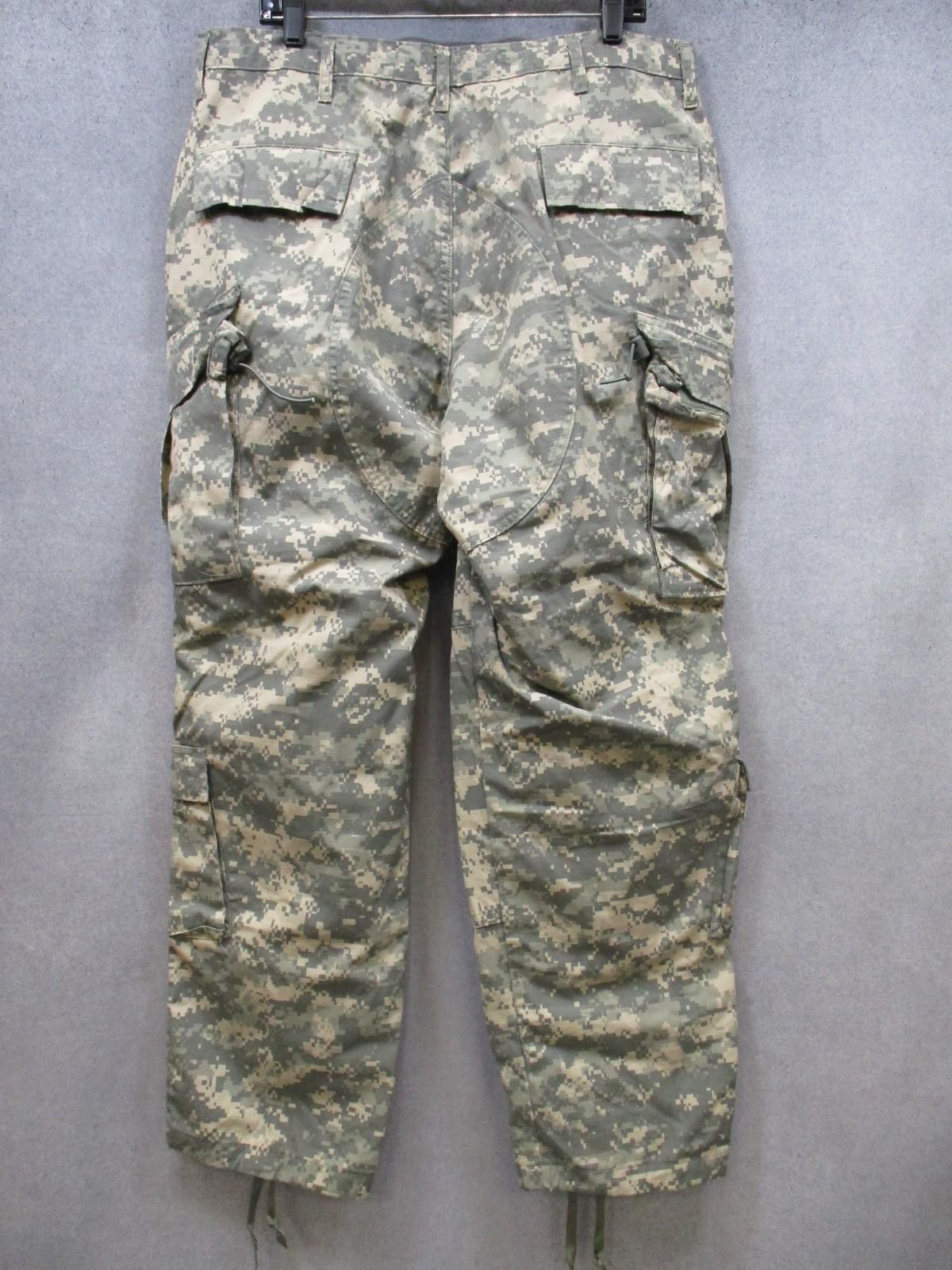 USGI UCP ACU Army combat uniform cargo trousers in digital camouflage, large regular size, by Centex Military Gear.