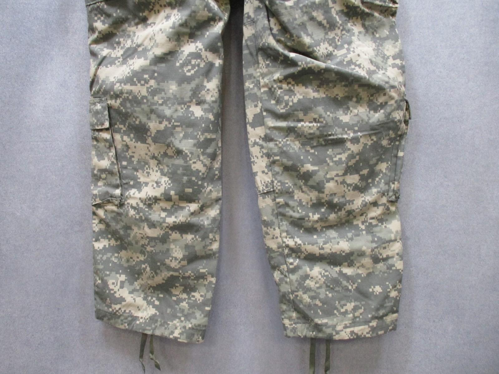 USGI UCP ACU Army Combat Uniform digital camo cargo trousers, large regular size, by Centex Military Gear.
