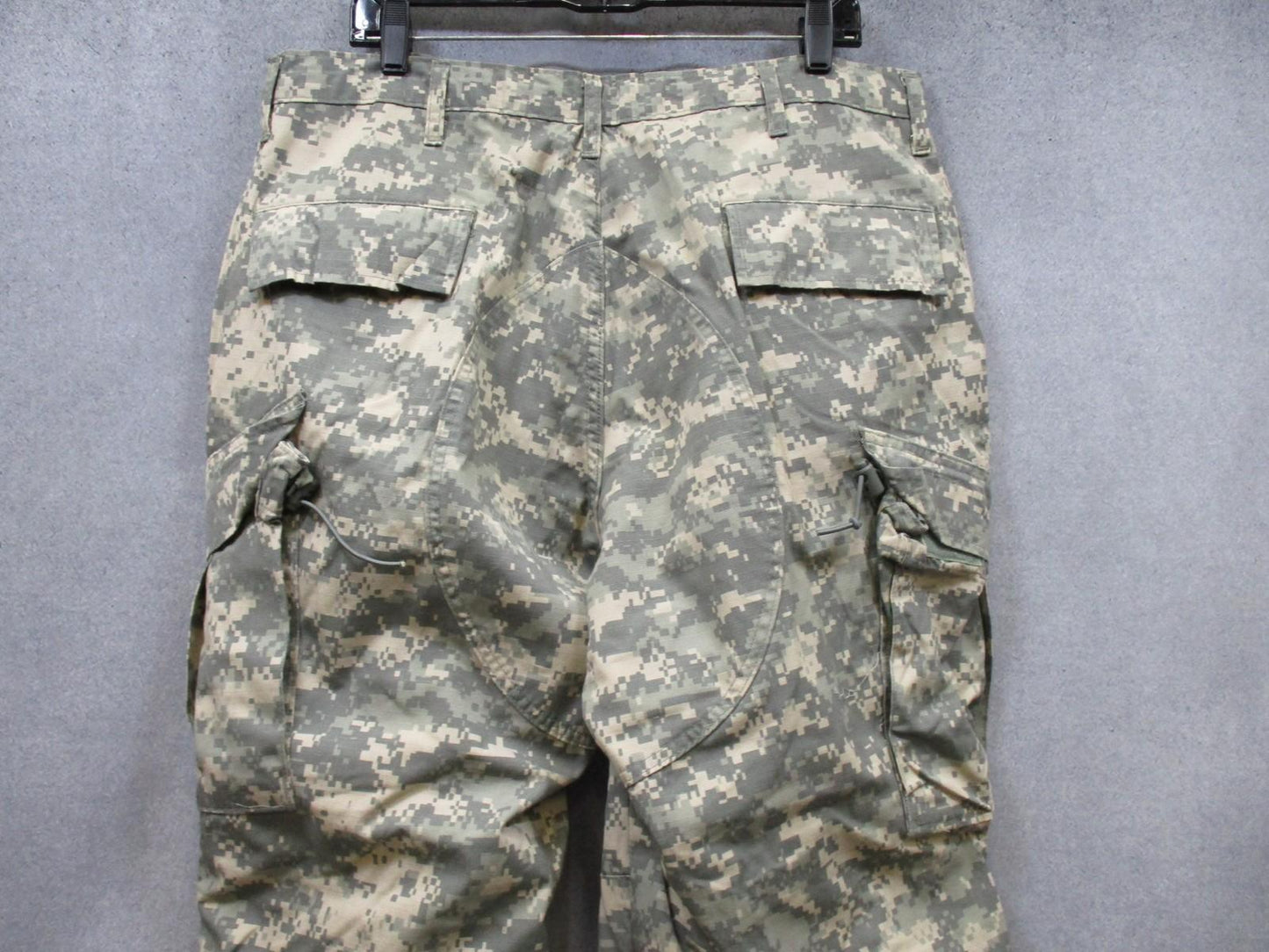 USGI UCP ACU Army Combat Uniform cargo trousers in digital camouflage, large regular size by Centex Military Gear.