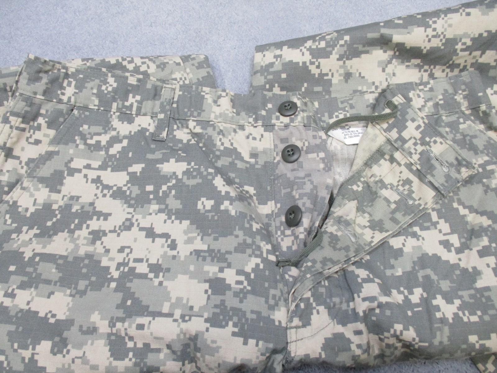 USGI UCP ACU Army Combat Uniform digital camo cargo trousers, large regular size, by Centex Military Gear.
