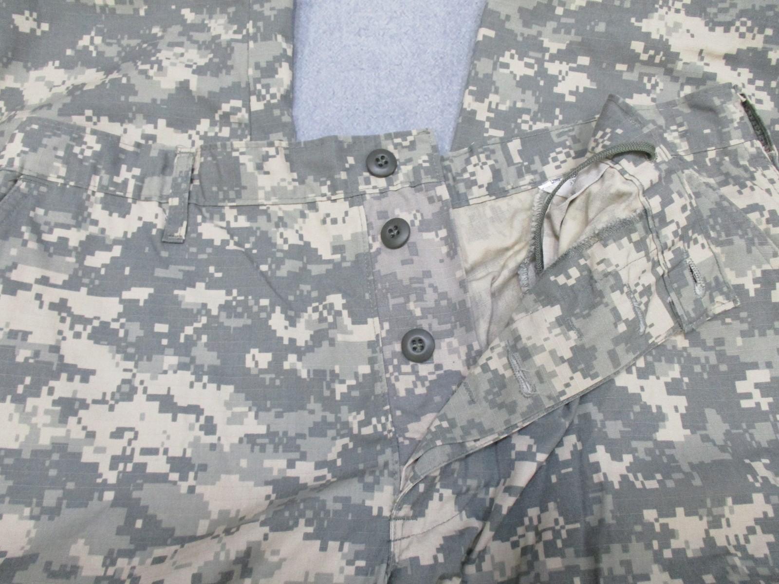 USGI UCP ACU Army combat uniform cargo trousers in digital camouflage, large regular size, by Centex Military Gear