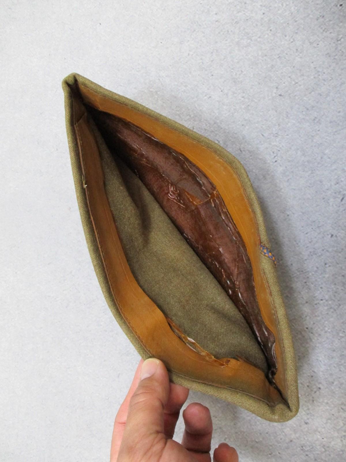 WWII USAAF Garrison Cap with Technical Training Command DUI, military SUSTINEO ALIS hat by Centex Military Gear, front view.