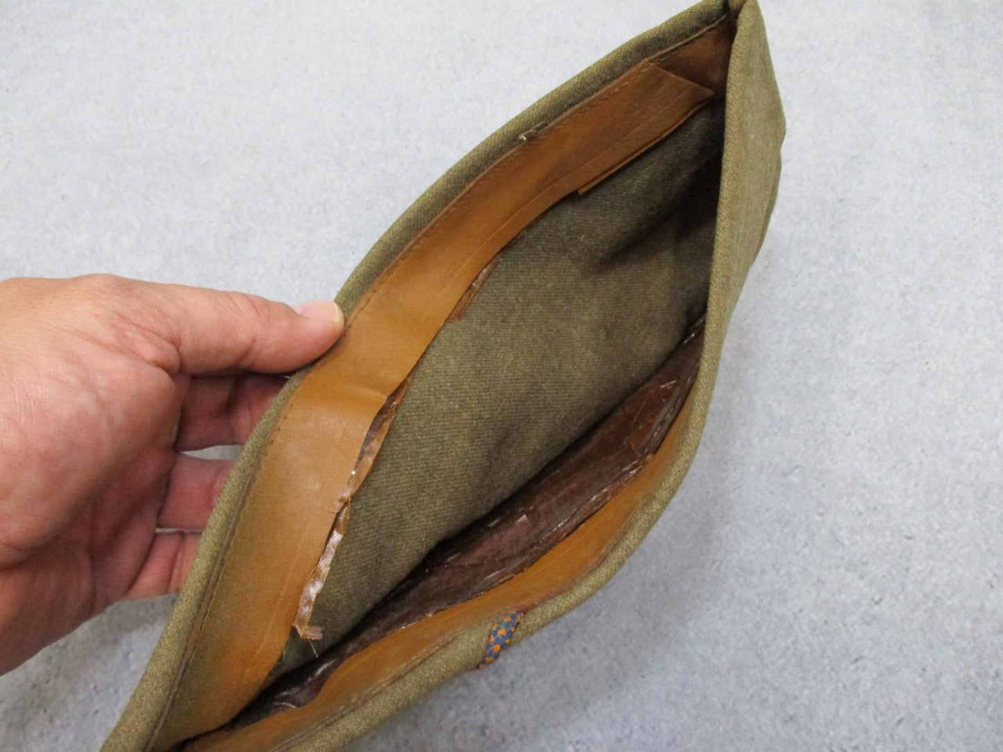 WWII USAAF Garrison Cap with Technical Training Command DUI insignia, military hat by Centex Military Gear, detailed fabric and design