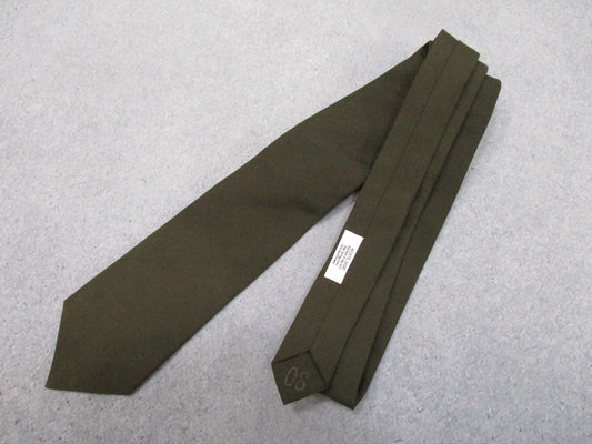 Brown and green US Army AGSU dress tie for men, featuring pink accents, made by Centex Military Gear, 4-in-hand style.