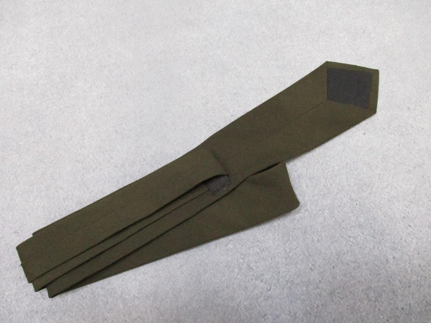 Brown and pink US Army AGSU dress tie for men, featuring green accents, from Centex Military Gear, styled as a 4-in-hand neck tie.