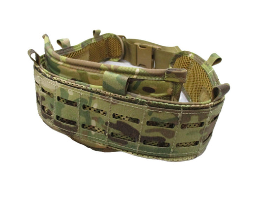 Centex Military Gear S.O.TECH Jungle Belt in Multicam with MOLLE, padded battle belt, 36-49 inch waist, 2-bar buckle.