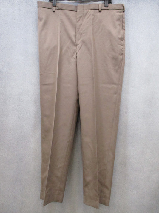 Men's US Army AGSU dress uniform pants in athletic fit, size 39L, in brown military style by Centex Military Gear.