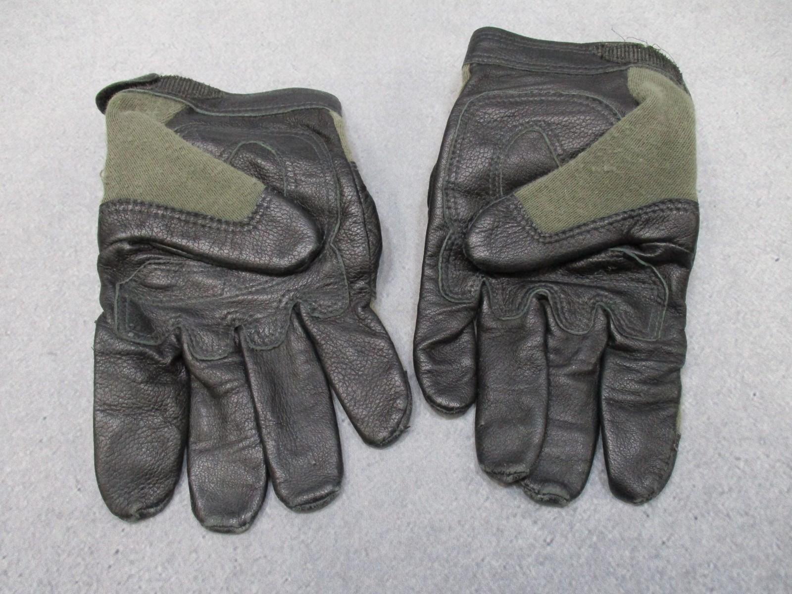 Centex Military Gear Wiley X Combat CAG-1 gloves in XL leather with padded knuckles, tactical foliage green for combat and outdoor use.