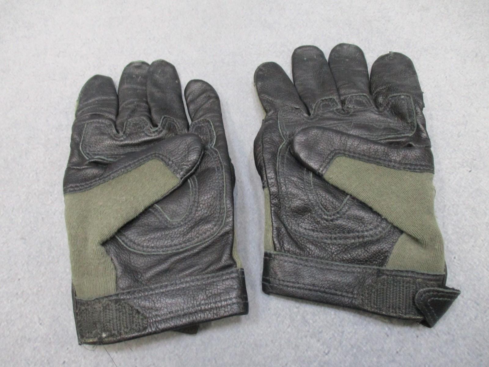 Centex Military Gear Wiley X Combat CAG-1 tactical gloves in foliage green, XL size, leather with padded knuckles and hard protection