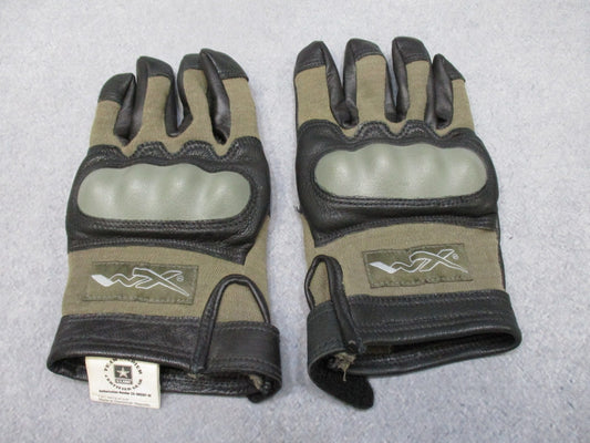 Centex Military Gear WileyX Team Soldier U.S. Army Combat CAG-1 gloves in size L with leather and hard knuckle protection.