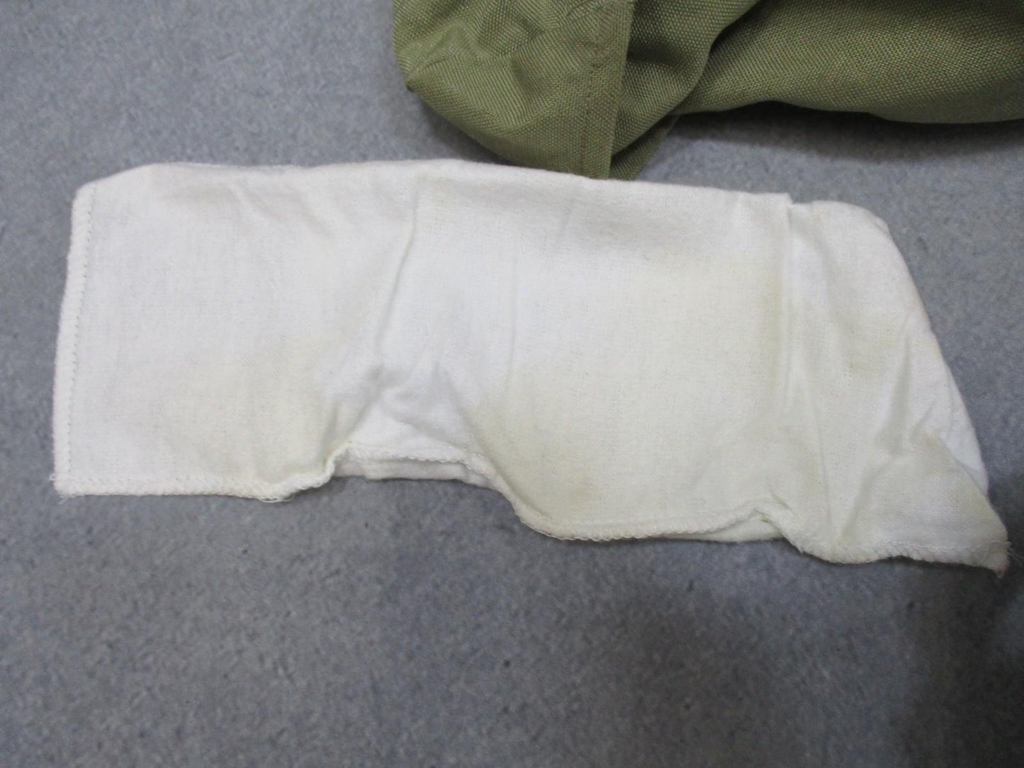 Used Centex Military Gear USGI ESS APEL ballistic goggles with tinted lens and pouch, showcasing the protective eyewear.