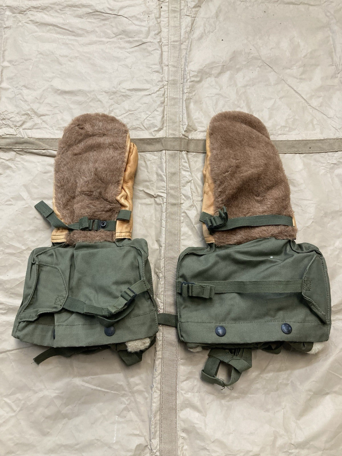 USGI Arctic Wool Gloves by Centex Military Gear, small size, designed for extreme cold weather protection.