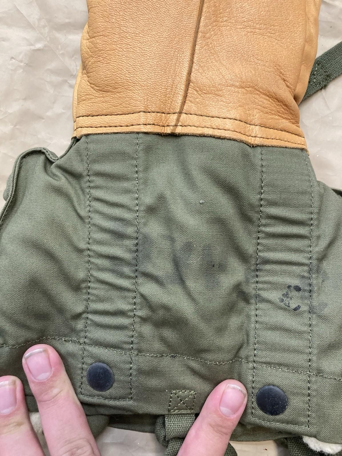 USGI Arctic Wool Gloves for extreme cold weather, small size, by Centex Military Gear, showing insulated gloves with textured grip.