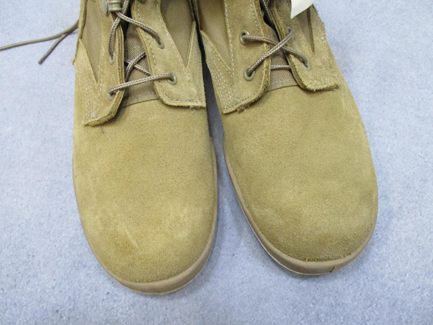 Centex Military Gear McRae Footwear Army Combat Boot in suede and Cordura with Vibram sole, designed for hot weather, size 9.5W.