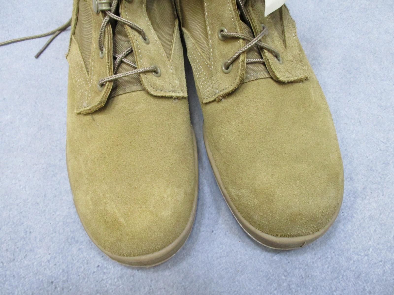 Centex Military Gear McRae Footwear Army Combat Boot in suede and Cordura with Vibram sole, designed for hot weather, size 9.5W.