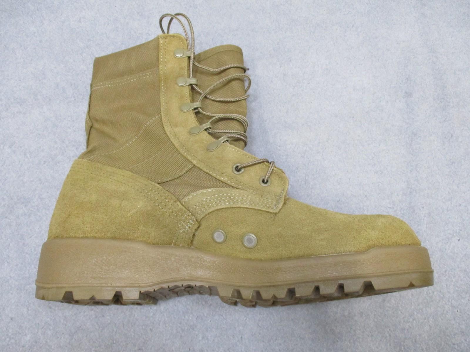 Centex Military Gear McRae Army Combat Boot in suede and Cordura with Vibram sole, designed for hot weather, size 9.5W.