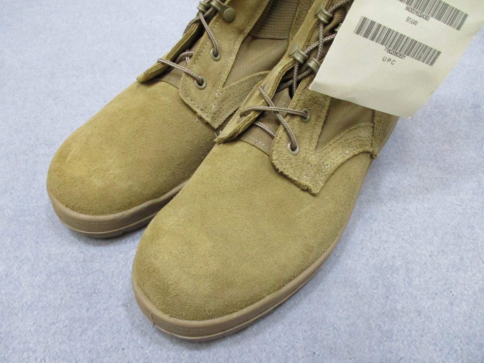 Centex Military Gear McRae Army Combat Boot in hot weather suede and Cordura, featuring Vibram sole, size 9.5W