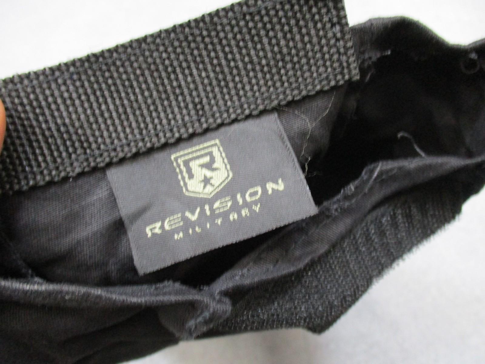 Revision Military Desert Locust goggles with clear lens and pouch, used but in excellent condition, featuring adjustable straps and ventilation.