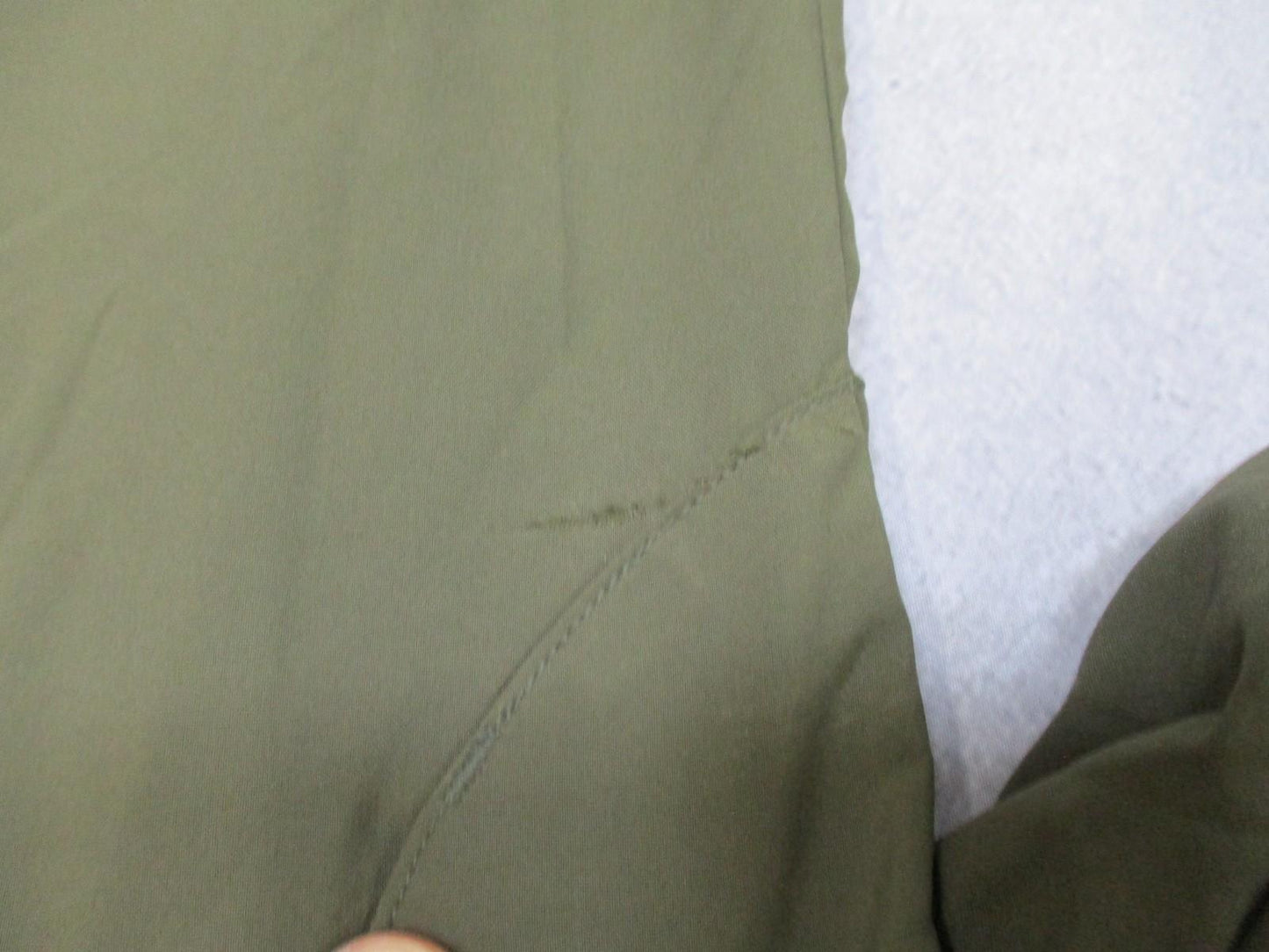 Men's Olive Green New Balance US Marines running jacket, full zip, size large extra long, by Centex Military Gear.