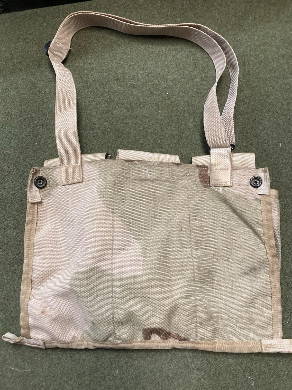 Desert camo army issue pouch lot from Centex Military Gear, featuring tactical gear set with multiple pouches and military-style design.