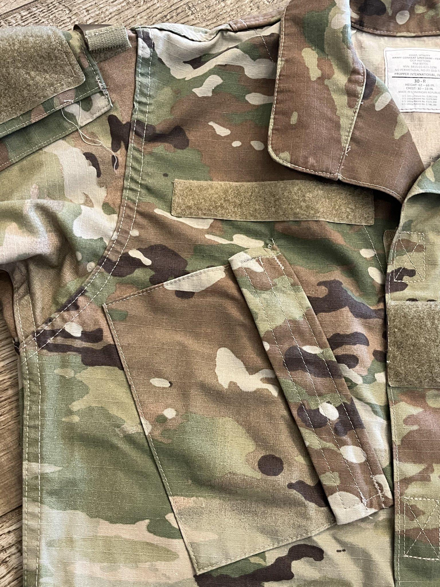 Centex Military Gear Propper Female Scorpion OCP Army combat uniform coat with ripstop fabric, tactical military jacket.