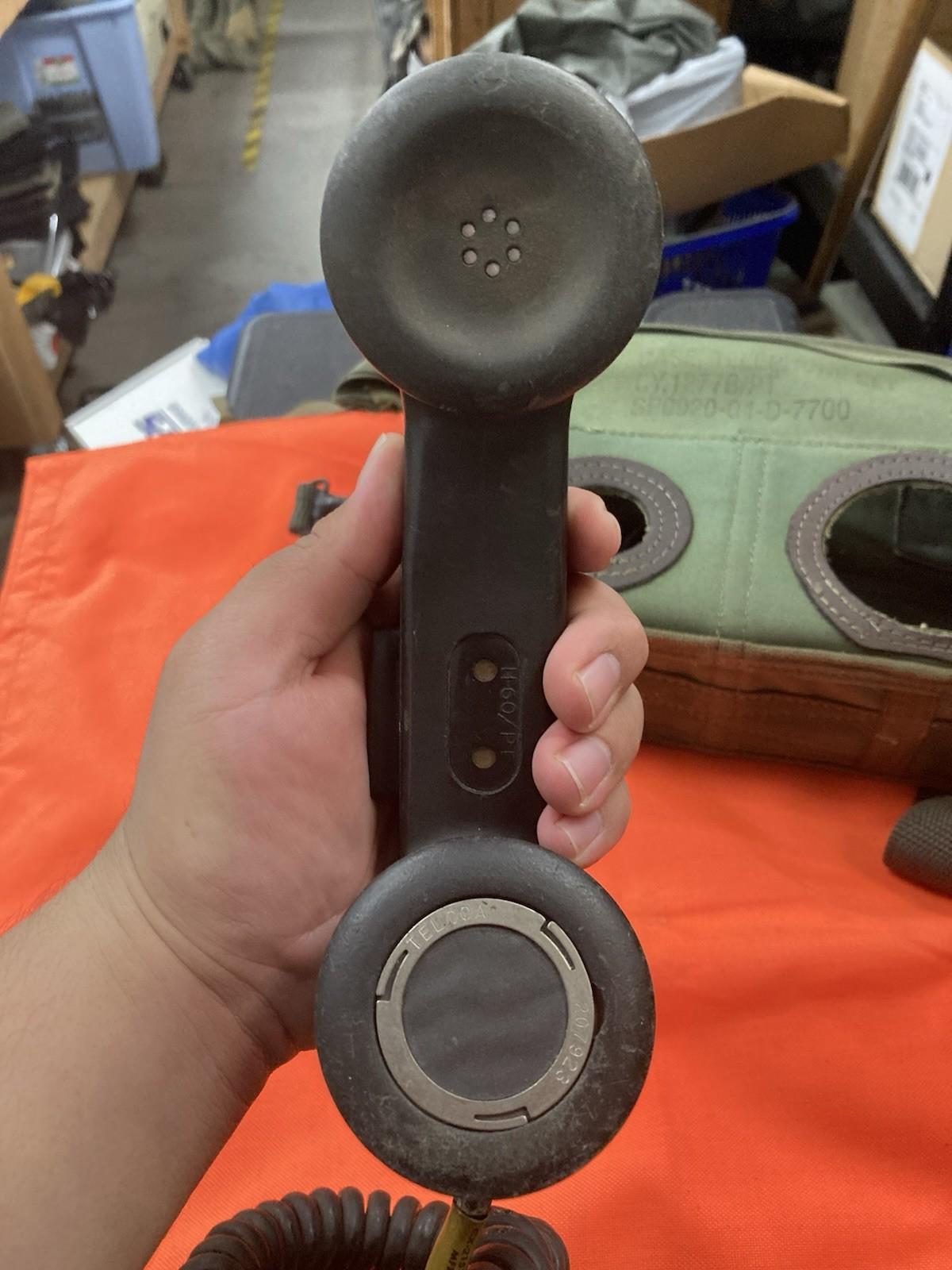 USGI military field phone used in Vietnam War, vintage commo telephone, surplus military communication device by Centex Military Gear