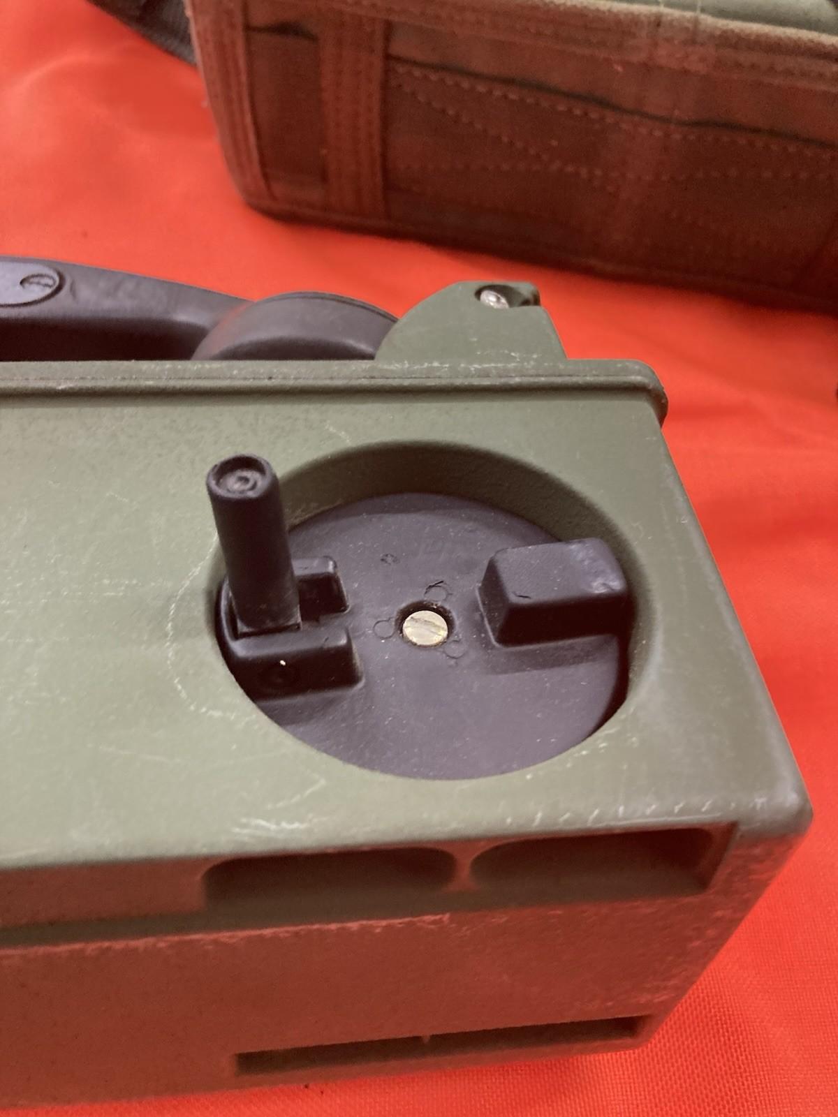 USGI military field phone from Vietnam War, surplus US military commo telephone, used for field communications, by Centex Military Gear