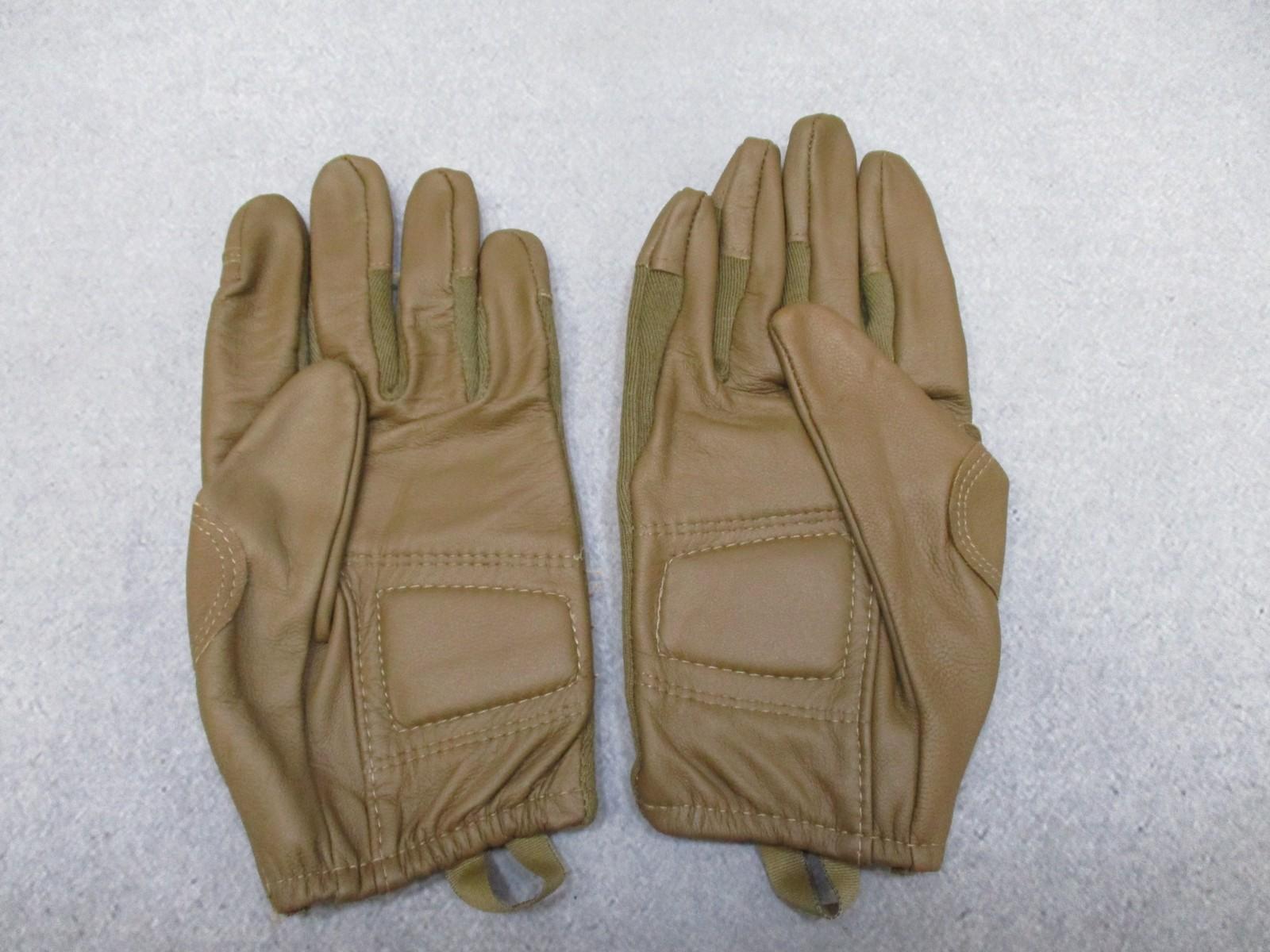 Coyote brown Advanced Combat Gloves Type II by Centex Military Gear, large size, new, with tactical design and reinforced knuckles.