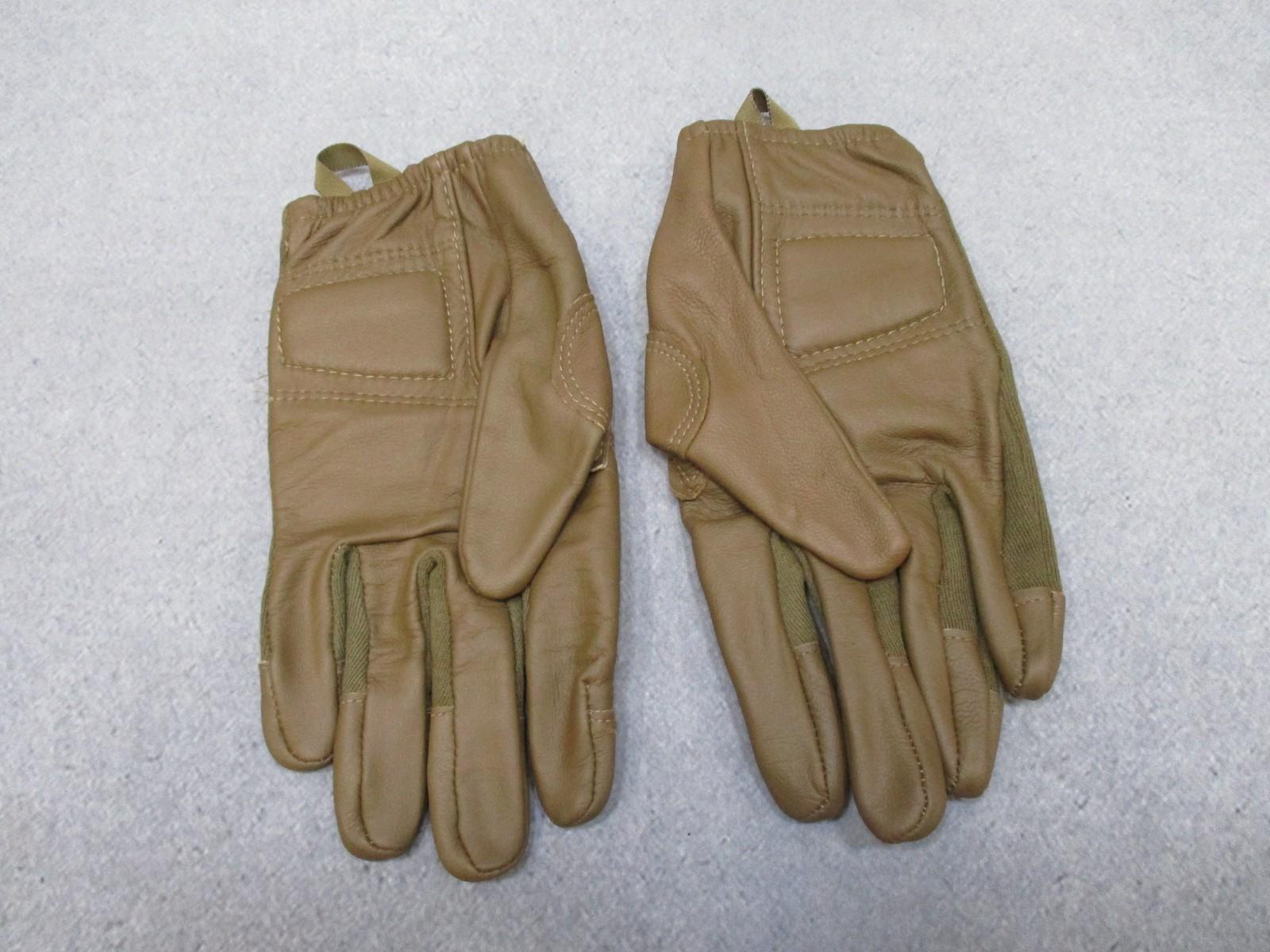Coyote brown Centex Military Gear Army HWI Gear ACG-II-300 Advanced Combat Gloves, size large, showing durable tactical design