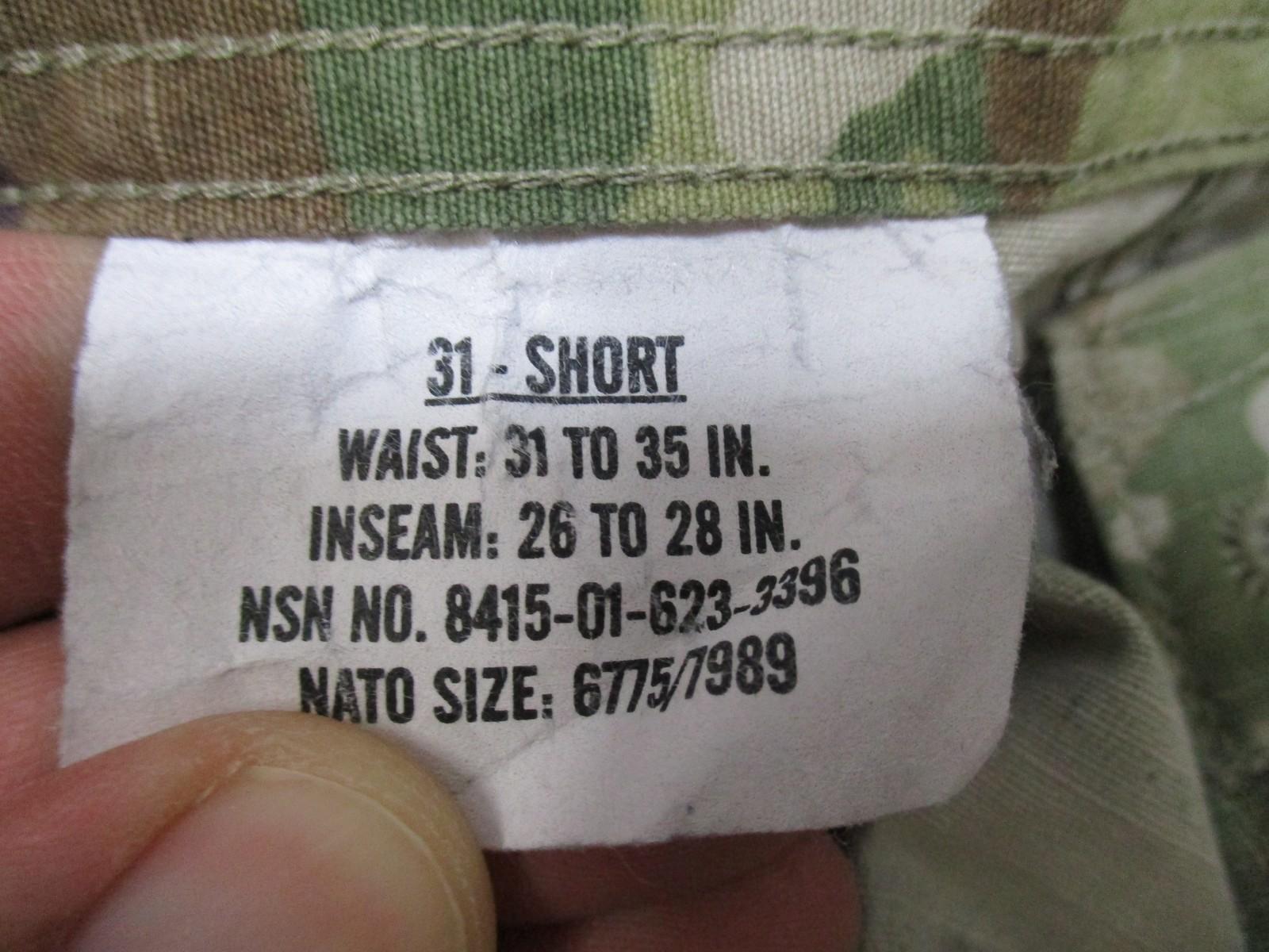 USGI Female OCP Scorpion W2 ACU Ripstop Pants in 31 Short size, Army combat uniform by Centex Military Gear