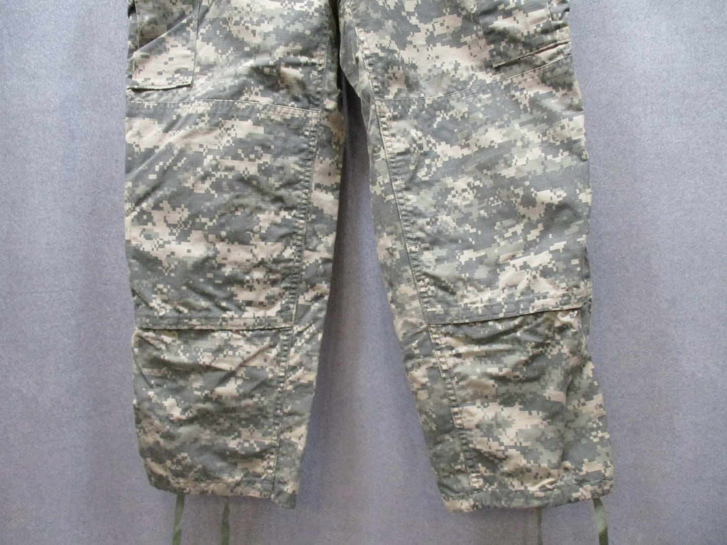 USGI ACU digital camouflage combat uniform pants by Centex Military Gear, small short size, military tactical trousers.