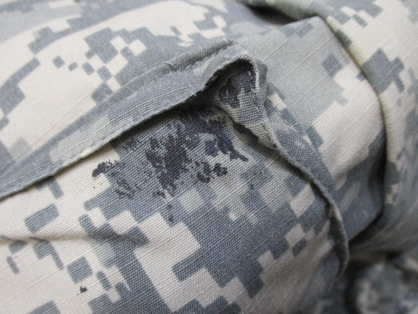 USGI ACU digital camouflage combat pants by Centex Military Gear, small short size, Army tactical uniform trousers.