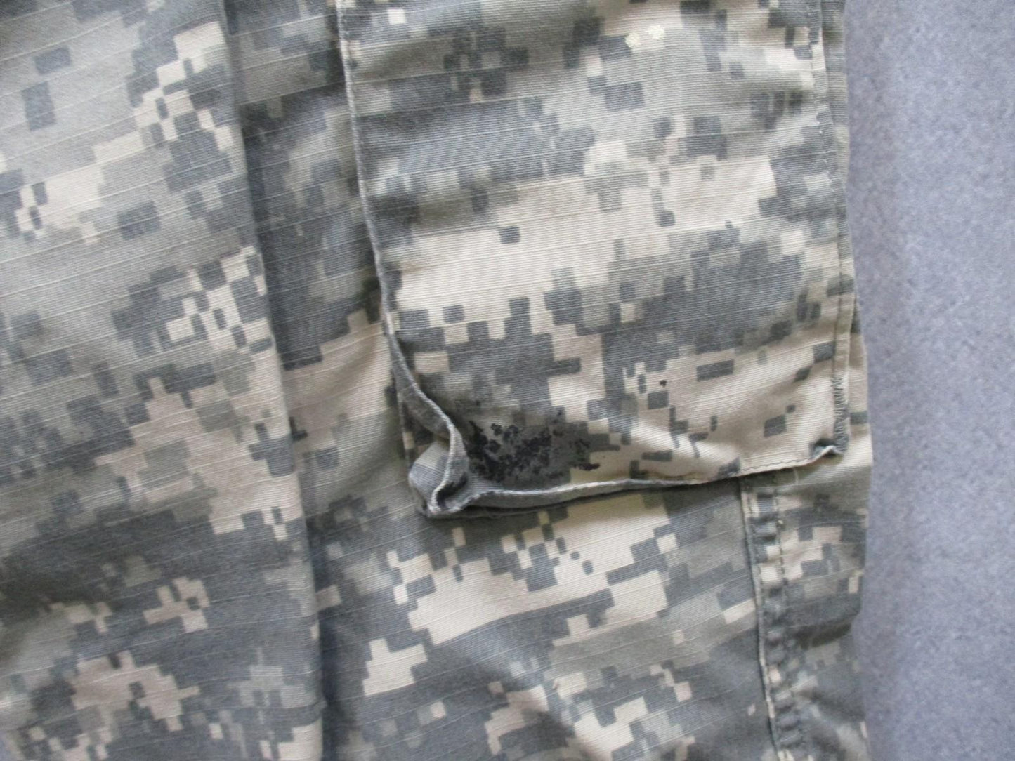 USGI ACU digital camouflage army combat uniform trousers in small short size by Centex Military Gear, featuring tactical design.