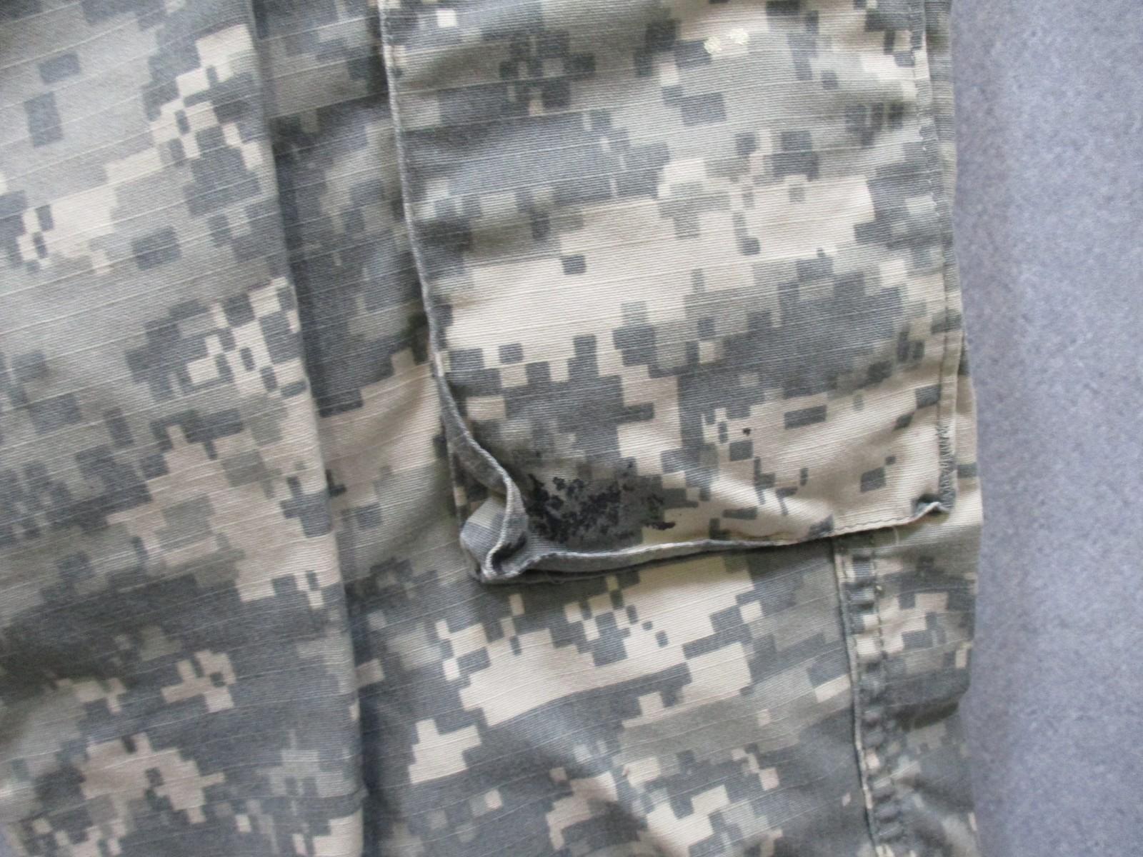 USGI ACU digital camouflage army combat uniform trousers in small short size by Centex Military Gear, featuring tactical design.