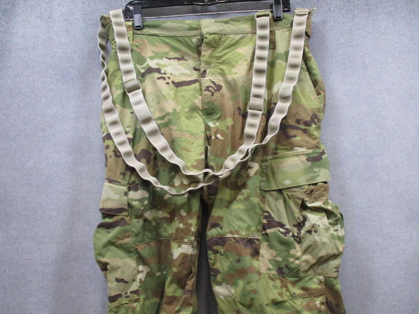 Centex Military Gear USGI ECWCS Gen III Level 5 OCP Scorpion soft shell trousers, size 38x28, with durable tactical design.