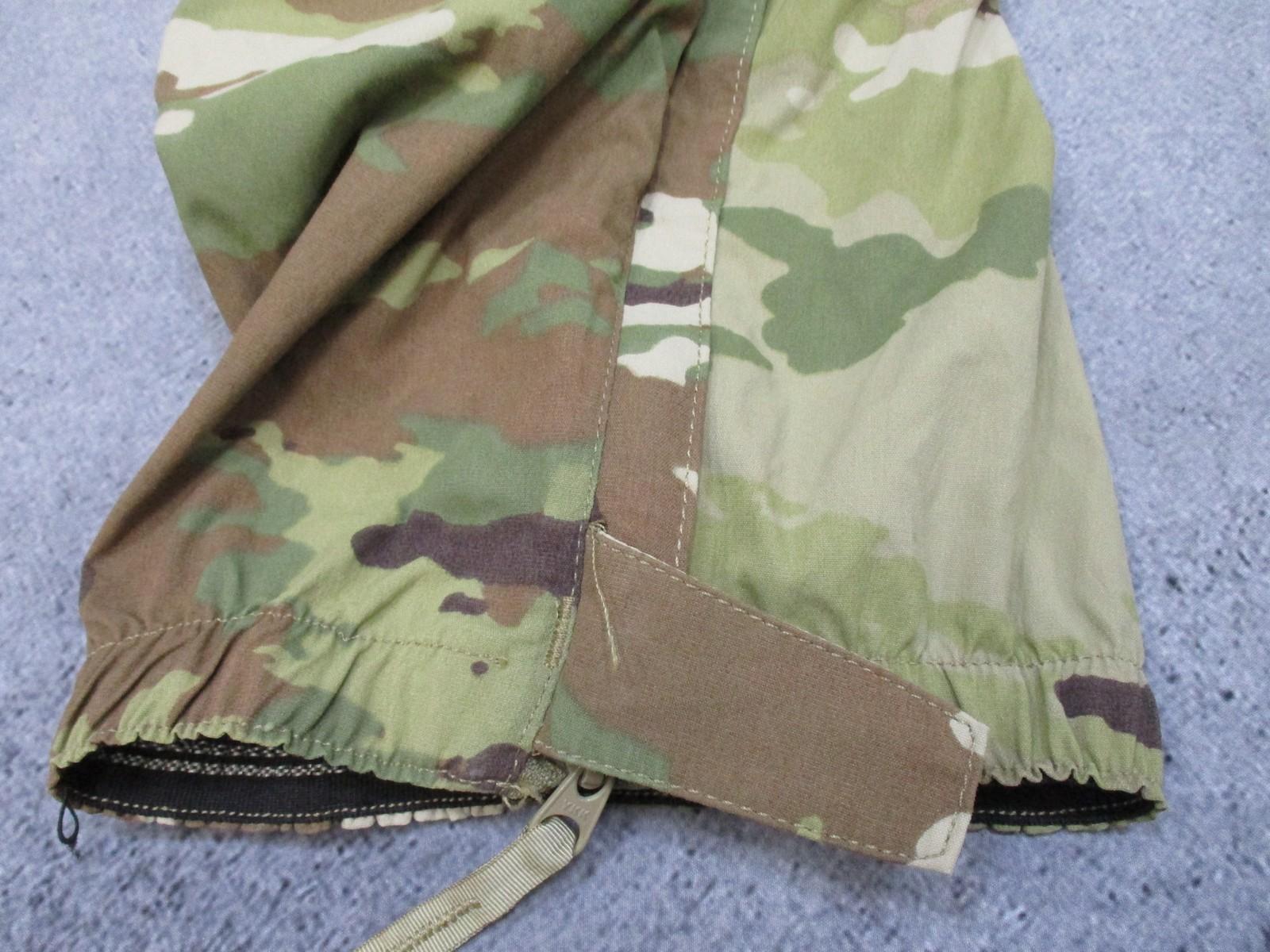 USGI ECWCS Gen III Level 5 soft shell trousers in OCP Scorpion camouflage, size 38x28, by Centex Military Gear.