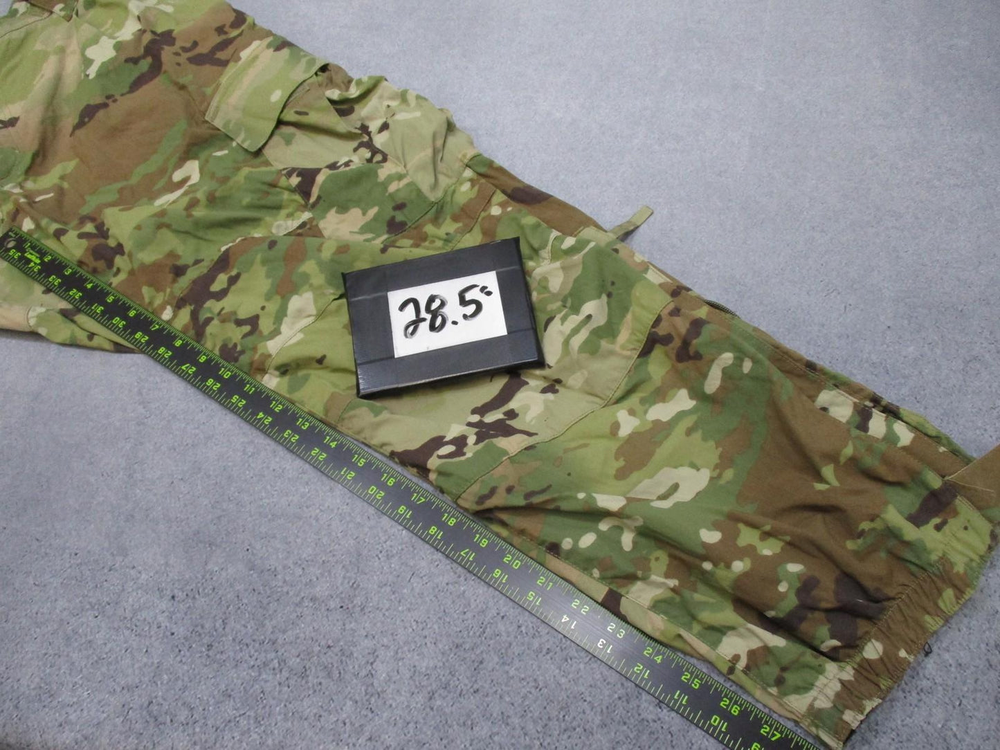 USGI ECWCS Gen III Level 5 OCP Scorpion soft shell trousers, size 38x28, by Centex Military Gear, showing the tactical military pants.