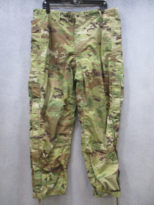 USGI OCP Scorpion W2 Gore-Tex rain pants from Centex Military Gear, wet weather ECWCS waterproof pants, size 38x28.