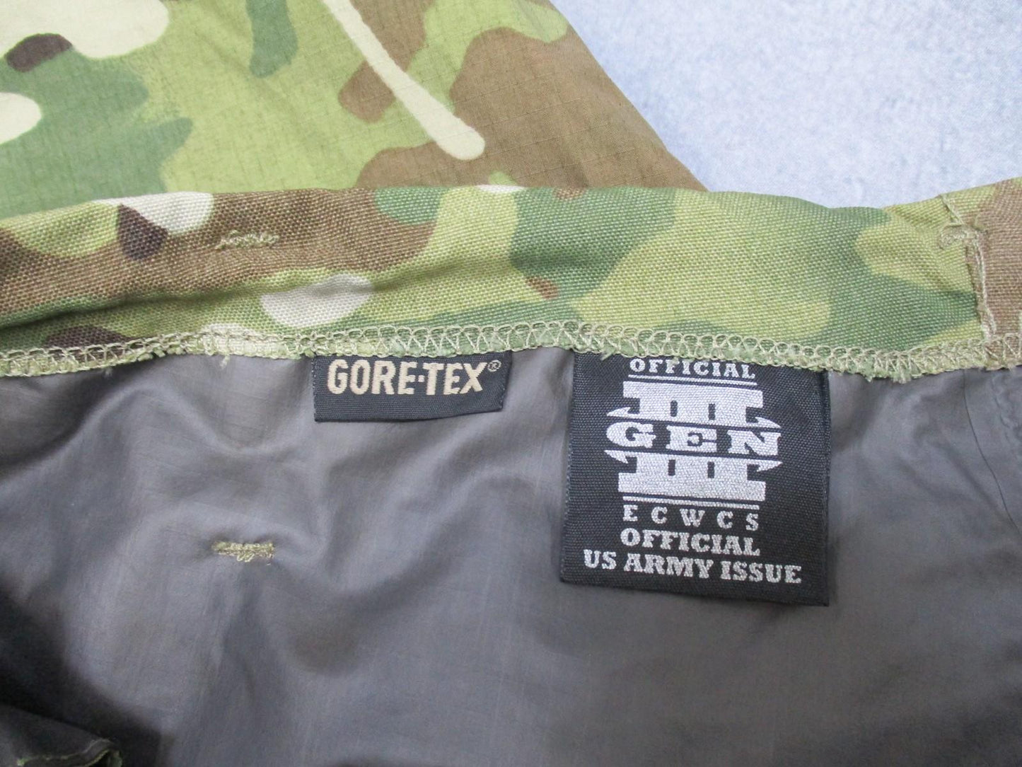 USGI ECWCS Gen III Level 6 Gore-Tex Multicam Crye OEF tactical trousers, size 34x27, by Centex Military Gear