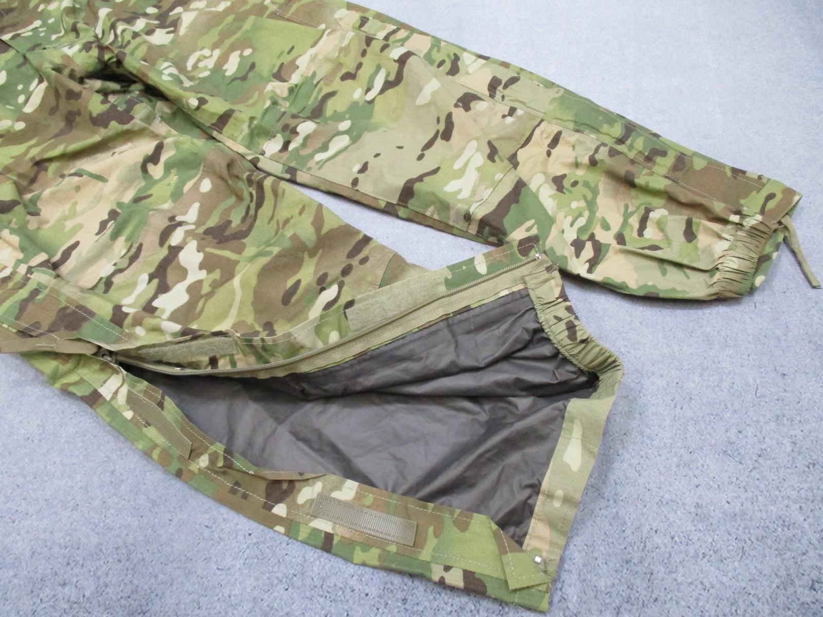 USGI ECWCS Gen III Level 6 Gore-Tex trousers in Multicam, Crye OEF pattern, size 34x27, by Centex Military Gear.