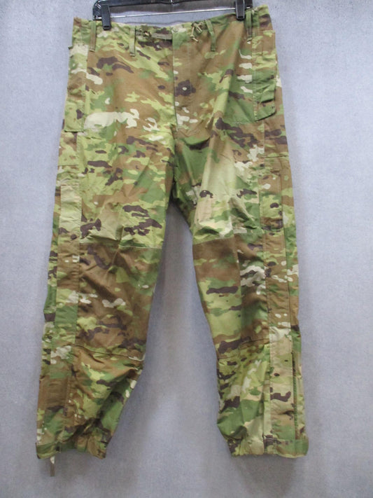 USGI ECWCS Gen III Level 6 Gore-Tex trousers in OCP Scorpion W2 camouflage, medium/short size, by Centex Military Gear.