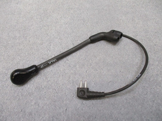 Gentex Tactical Boom Microphone for Peltor ComTac headsets, military-grade headset microphone with 2-pin connector.