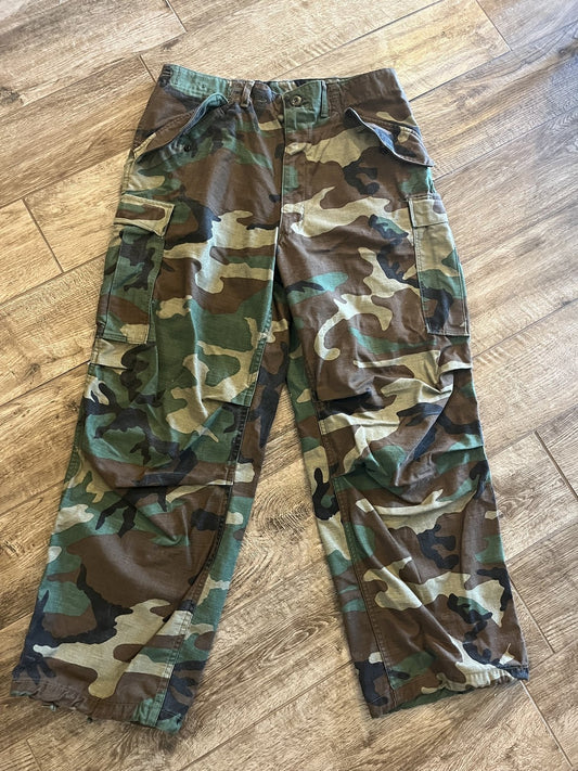 US Military M81 Woodland Camo Cold Weather Field Trousers by Centex Military Gear, medium regular size, durable military-style pants